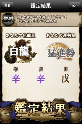 的中現実占い