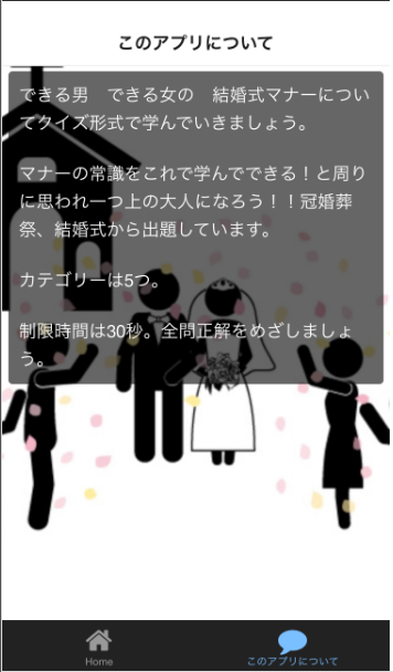 結婚式マナークイズ