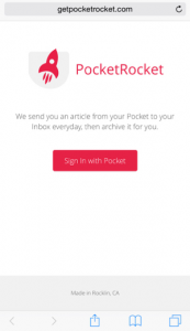 Pocket Rocket