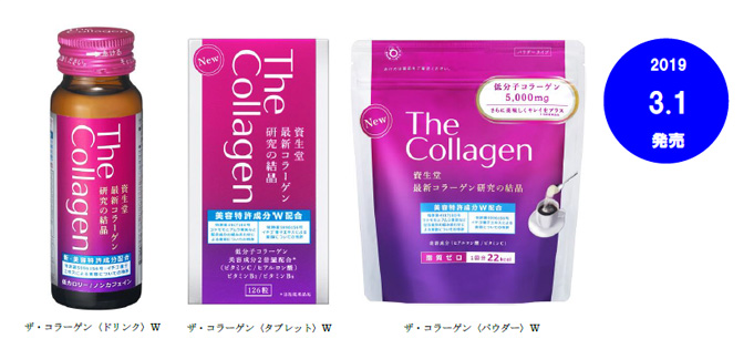 「ザ・コラーゲン」の新商品が2019年3月に発売