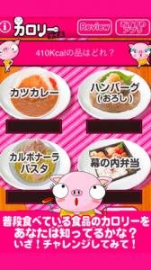 カロリークイズ