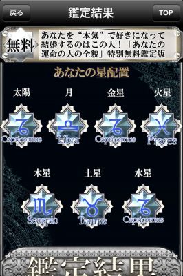 毎日星占い