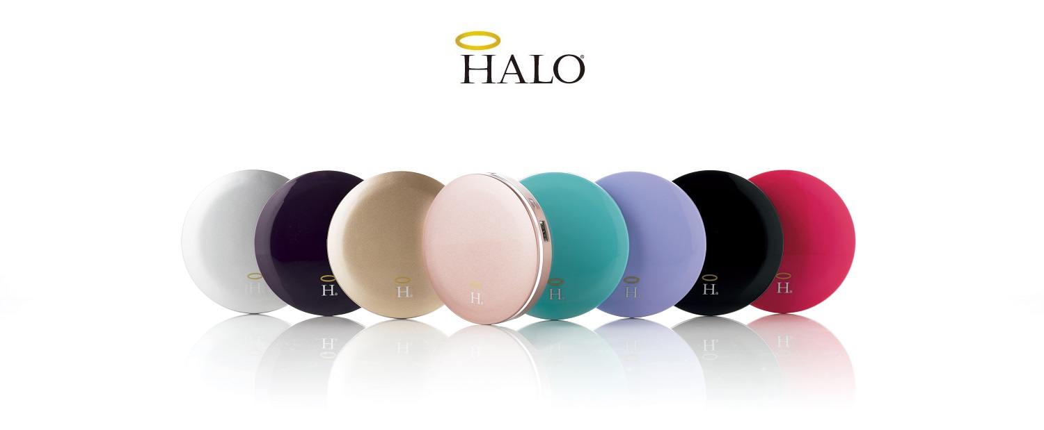 HALOコンパクトミラータイプポータブル充電器