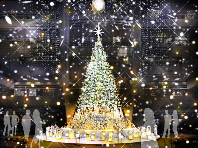 テーマは北欧の森！横浜ランドマークタワーのクリスマスイベント2019