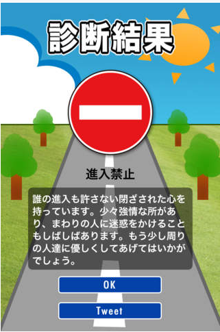 道路標識性格診断